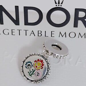 Pandora I Love Poland Exclusive Dangle Charm Bracelet Pendant S925 Silver